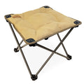 Black Sierra Traditions Camping Foot Stool, Folding Camp Ottoman, Lightweight Collapsible Camp Footrest, Folding Camping Footres