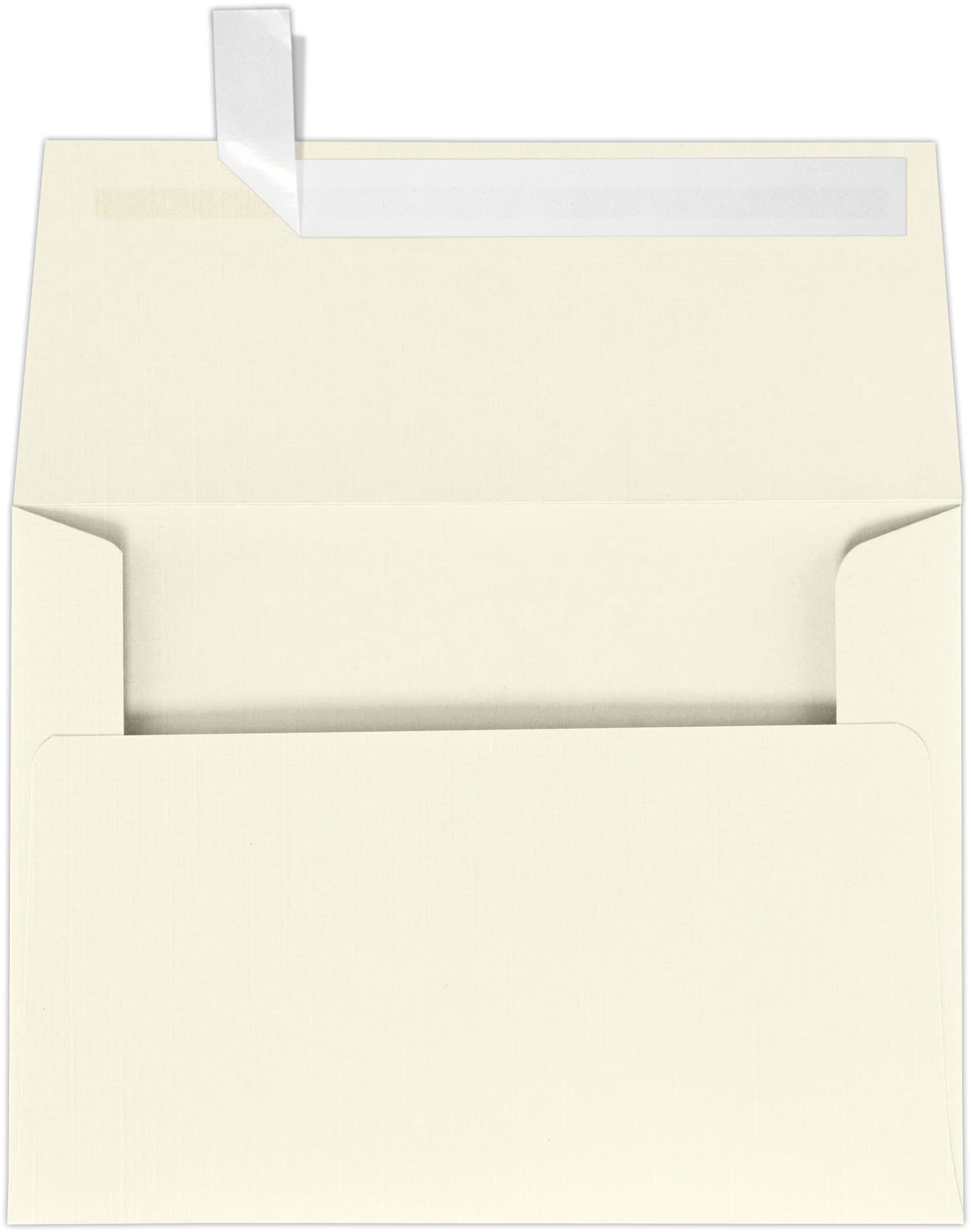 Luxpaper A7 Invitation Envelopes | Peel & Press | 5 1/4' X 7 1/4' | Natural Linen | 80Lb. Text | 50 Qty