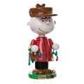 Peanuts Nutcracker, Red/Brown/Green