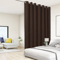 Bonzer Extra Wide Room Divider Curtain Screen Partitions Total Privacy Wall Noise Reducing Blackout Curtains For Living Room, 96