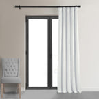 Hpd Half Price Drapes Signature Velvet Thermal Blackout Curtains For Living Room 120 Inch Long (1 Panel) Rod Pocket Insulated Blackout Curtains For Bedroom Window Curtains, 50W X 120L, Primary White