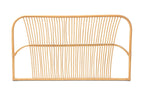 Baxton Studio Laina Modern Bohemian Natural Brown Rattan Queen Size Wall-Mount Headboard