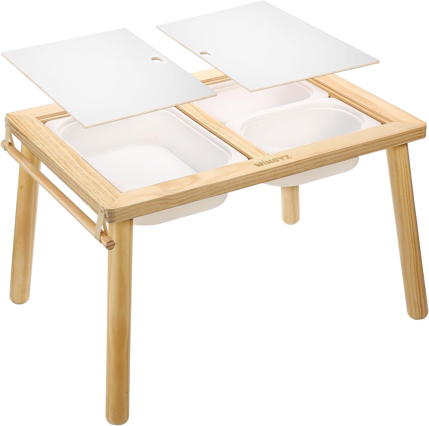 wingyz Kids Table for Play Study Dining Toys Storage, Sensory Tables for Toddler, Activity Table with Storage Bins Birthday Gift