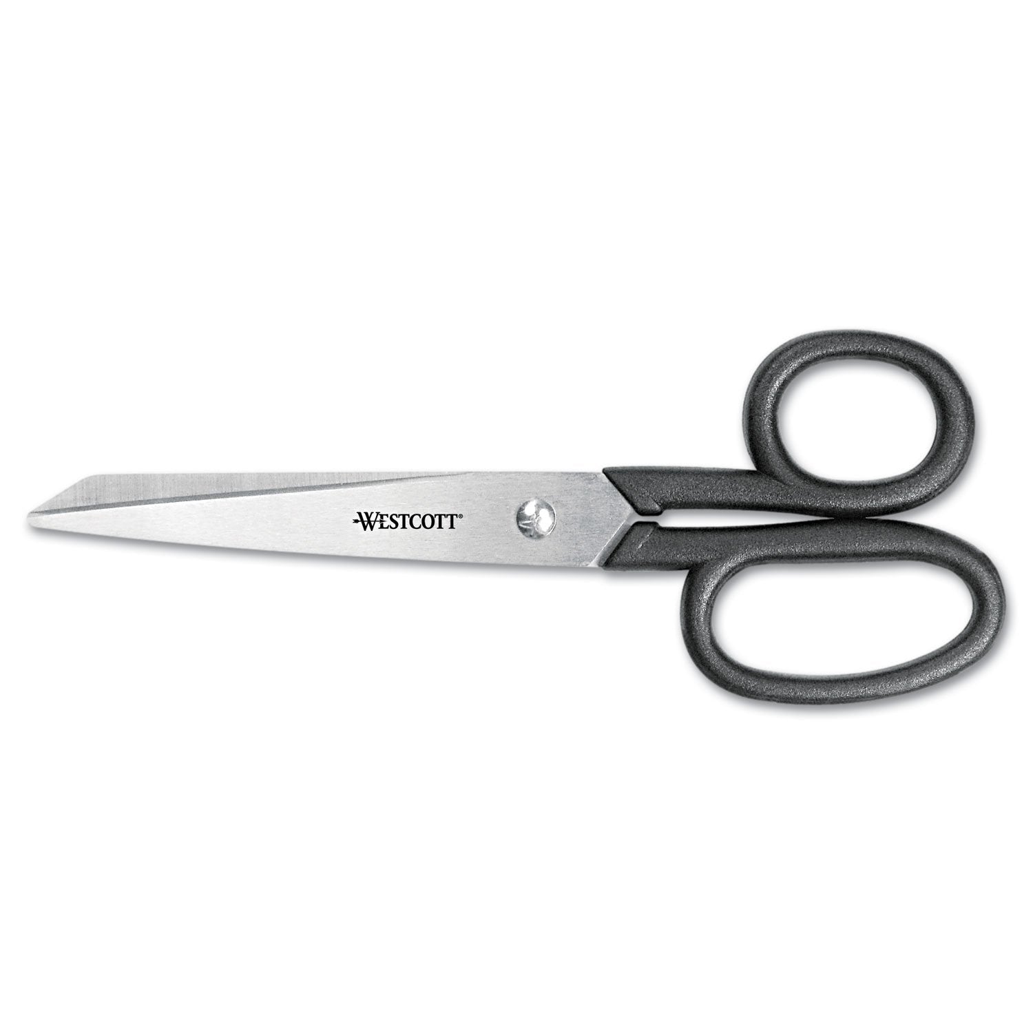 Westcott All Purpose Stainless Steel Scissors, 7', Black