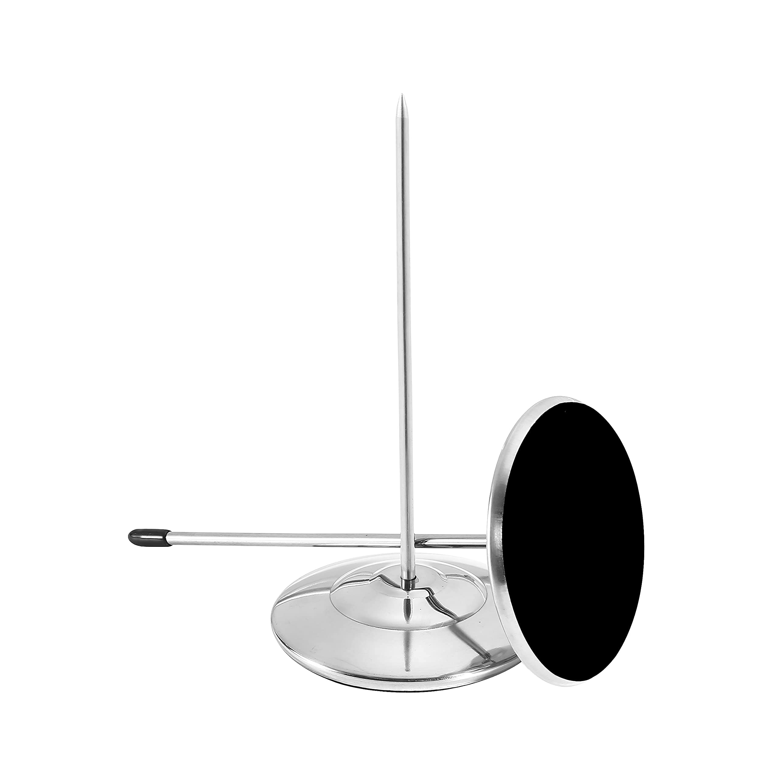 2Pcs Bill Fork, Receipt Holder Spike, Stainless Steel Silver Restaurant Receipt Holder, Paper Memo Holder Check Spindle
