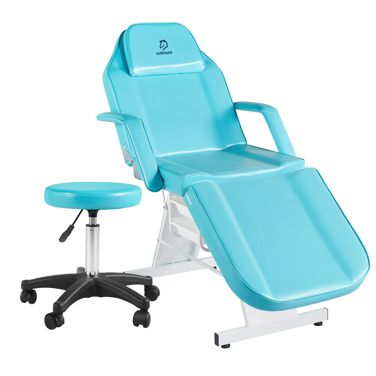 LUXMARS Lash Bed Facial Chair Tattoo Char Massage Table 73in 3-Section Multipurpose Massage Bed Professional Tattoo Table Salon 
