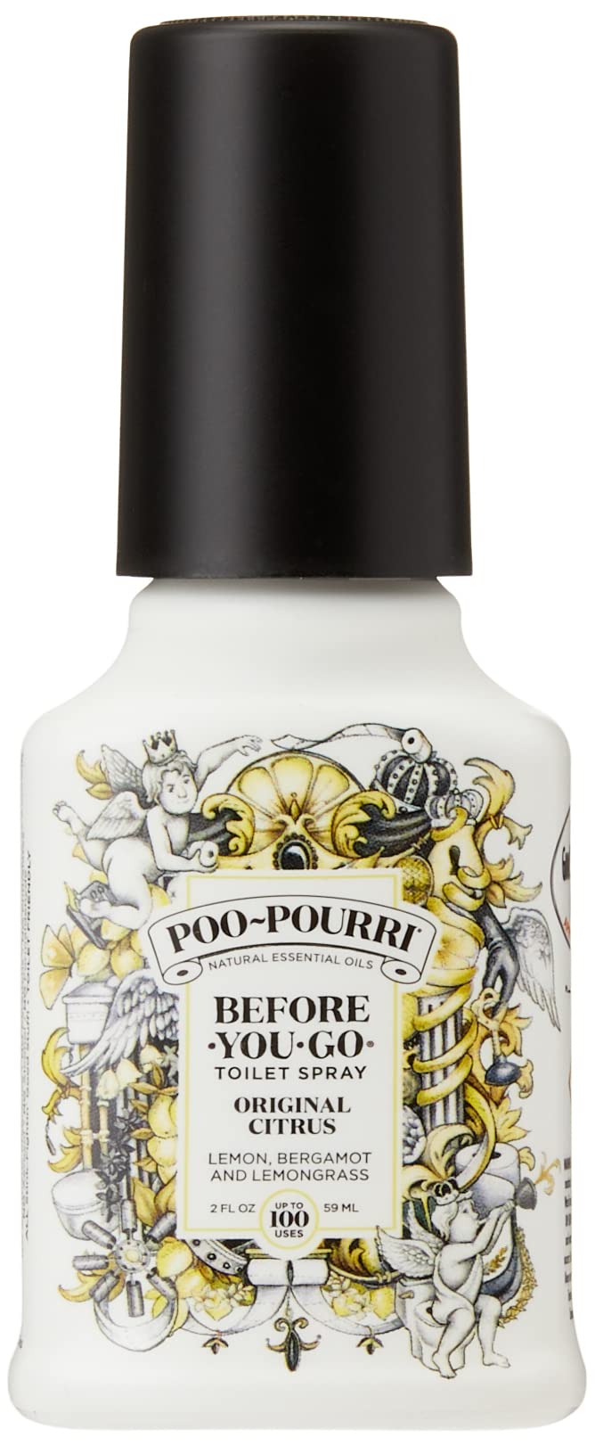 Poo-Pourri Before-You-Go Toilet Spray 2-Ounce Bottle, Original (PP-002)
