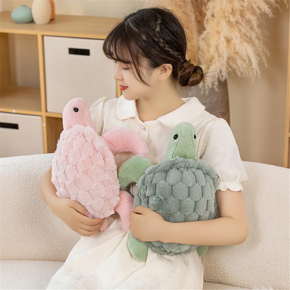 15    Weighted Turtle Stuffed Animals For Adults, 3Lbs Weighted Turtle Plush Pillow Toy, Turtle Weighted Stuffed Animal For Gift