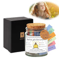 QUYIHOINM Glass Bible Verse Jar of Virtues, Color Coded Bible Verses in a Jar Mothers Day Gifts for Mom?90 Coloring Bible Virtue