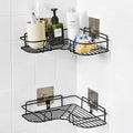 TRENDBIT Multipurpose Self Adhesive WallMounted Corner Storage Rack Bathroom Organizer Kitchen Basket Cosmetic Hanging Shower C