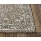 Peace 8'9" X 11'9" Floral Brown/Brown Hand-Tufted Area Rug