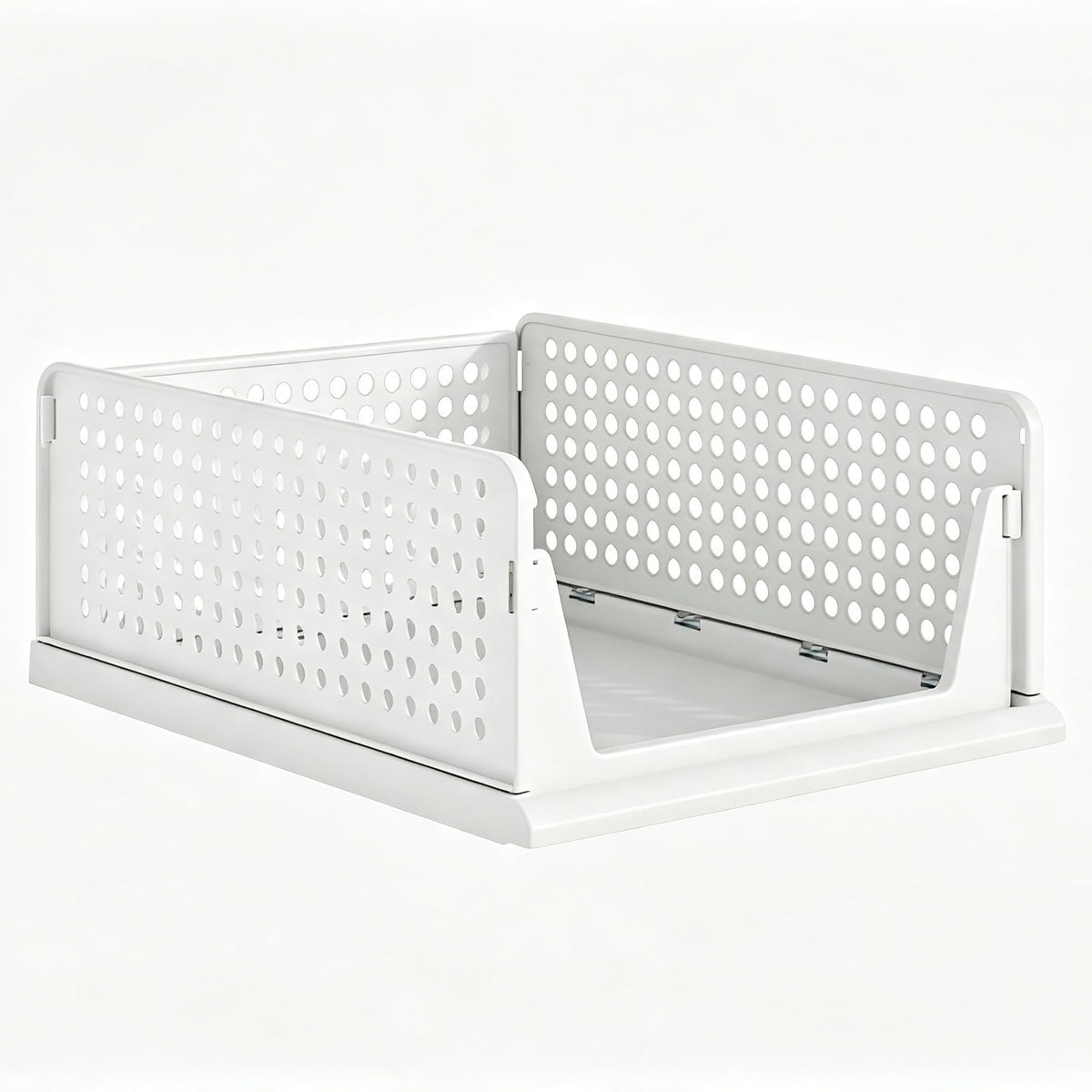 Pinkpum 1 Pack Closet Organizer Storage Bins Stackable Plastic Drawer Shelf
