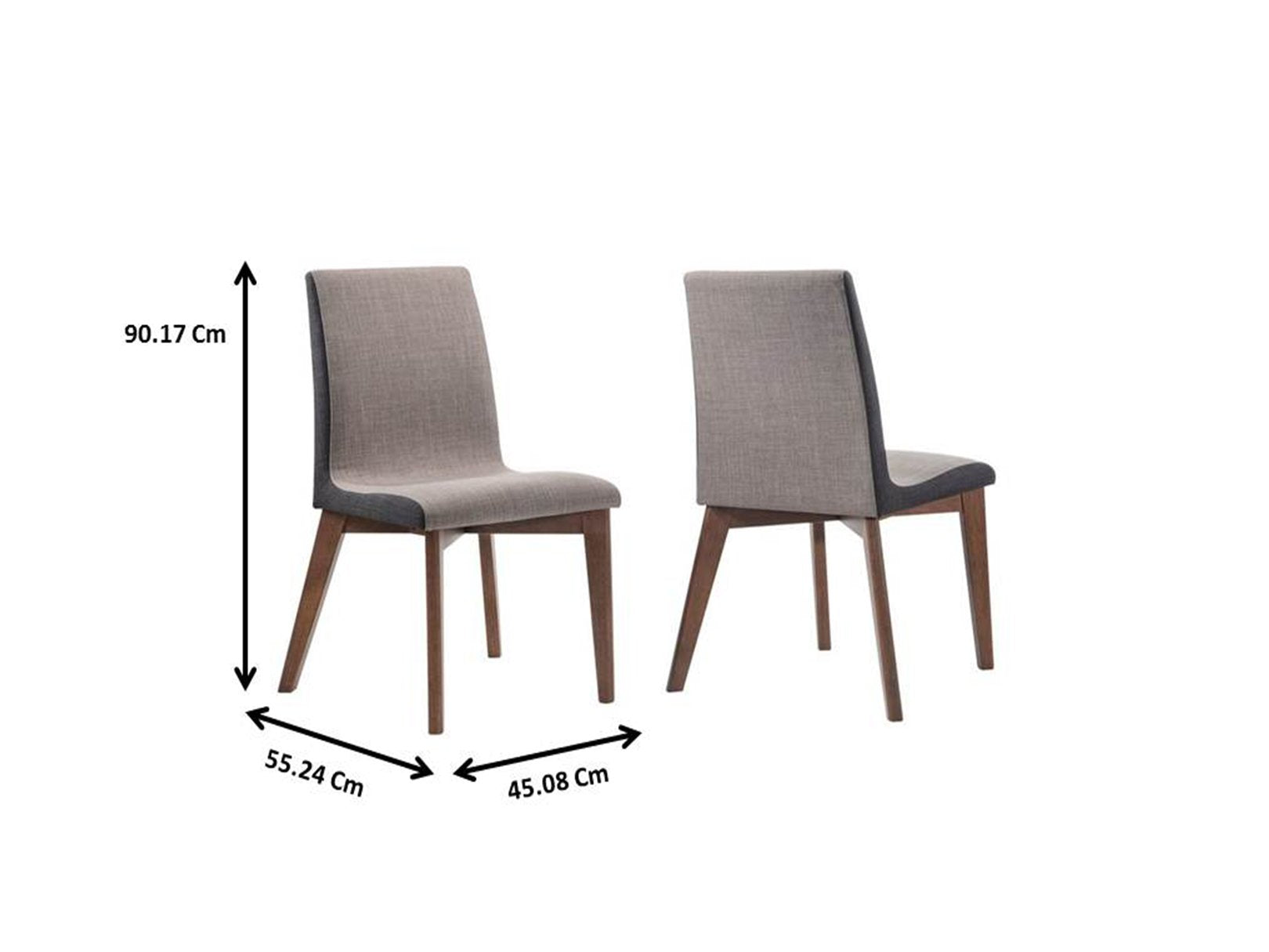 Coaster Upholstered Dining Side Chair Dark Gray 106592