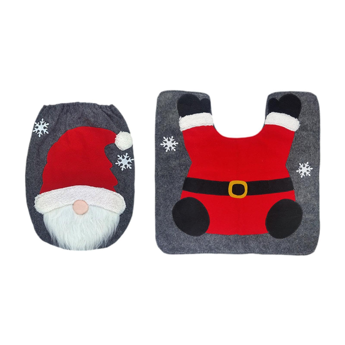 ATORSE Xmas Toilet Cover Floor Mat Set Comfortable Centerpiece Christmas DecorationHome & Garden|Bath|Bathmats Rugs & Toilet Cov