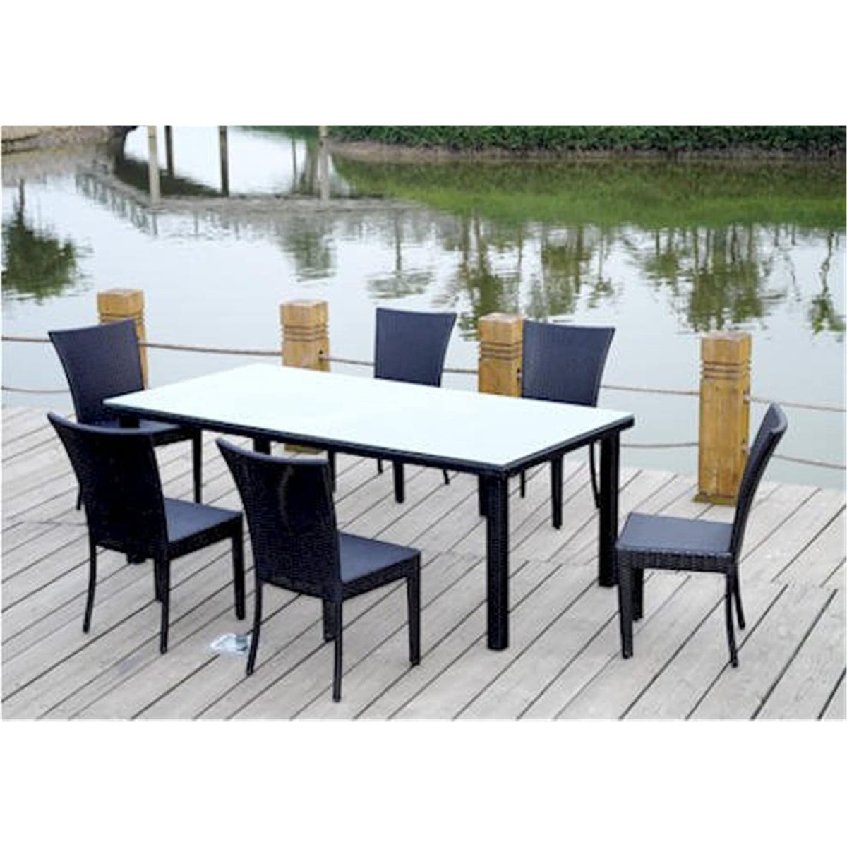 Anderson Teak Sheraton 7-Pieces Dining Set