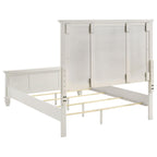 Coaster Sandy Beach Eastern King Bed, Cream White