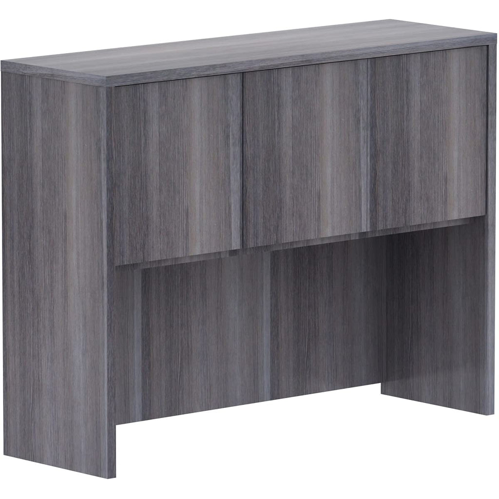 Lorell Weathered Charcoal Laminate Hutch 48" x 36"