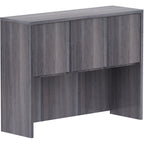 Lorell Weathered Charcoal Laminate Hutch 48" x 36"