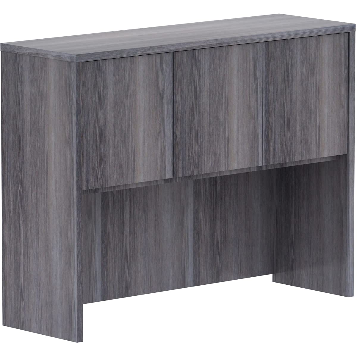 Lorell Weathered Charcoal Laminate Hutch 48" x 36"