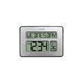 La Crosse Technology 513-1419-INT Atomic Full Calendar Clock with Extra Large Digits - Silver, 9.84L x 1.14W x 7.48H
