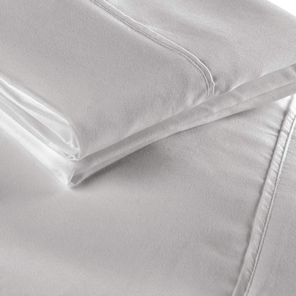 Fabrictech International 100% Cotton 2-Piece Pillowcase Set, Enveloping Design, Standard, Dove Gray (PCSCTNPC-S-GY)