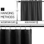 Koufall Small Window Blinds For Bathroom Kitchen,Blackout Keep Heat Black Out Window Coverings Heat Blocking Curtains For Bedroom,18 X 24 Inch Length Dark Gray