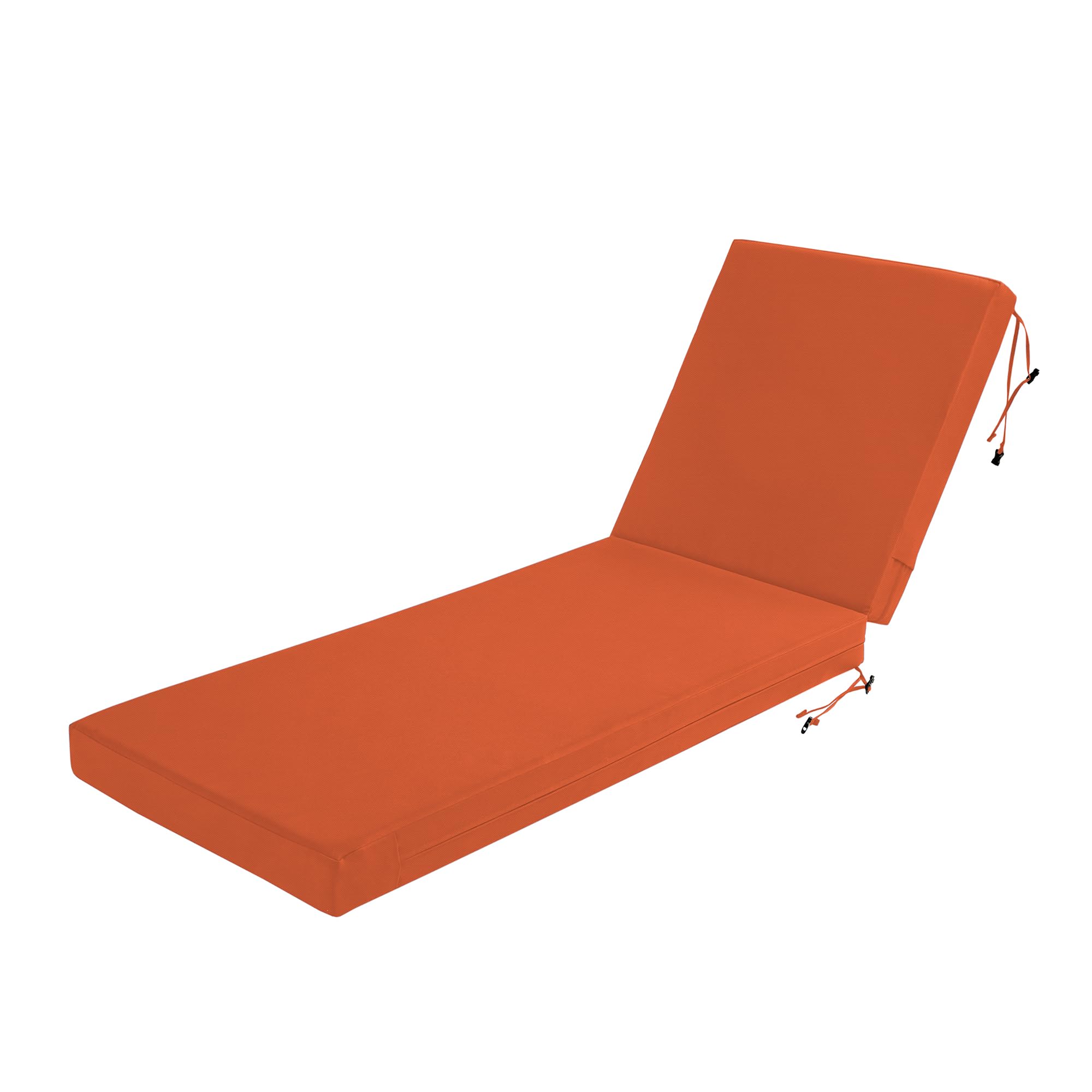 Codi Lounge Chair Cushion, Outdoor Chaise Cushions For Pool, Double Waterproof Fabric, 70 X 22.5 X 3.5 Inch Spice