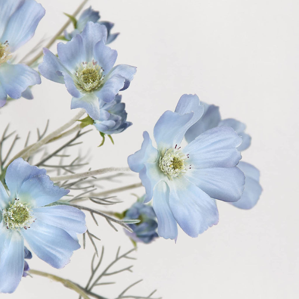 2 Pcs Artificial Fake Flowers Plants Cosmos Silk Flower Arrangements Wedding Bouquets Decorations Plastic Floral Table Centerpie