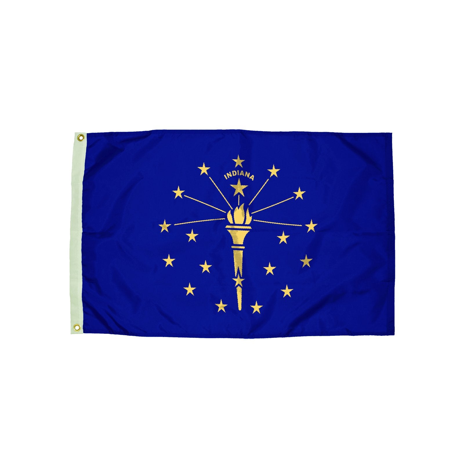 Independence Flag Nylon Indiana Flag, 3 X 5'