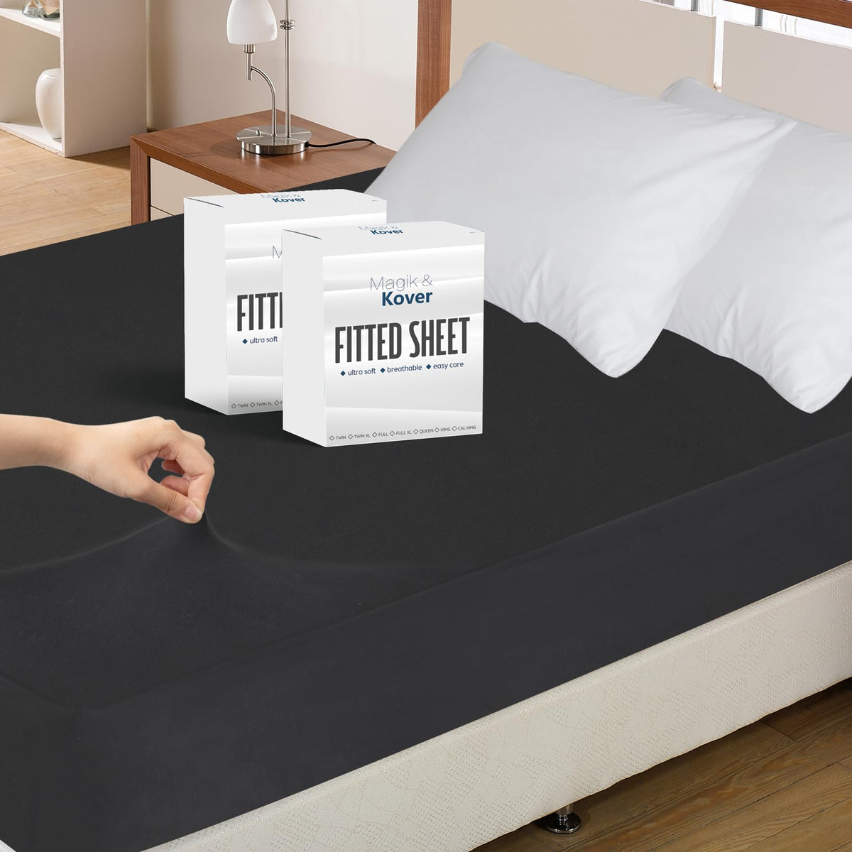 2 Pack Twin Fitted Sheet Only, Super Soft & Cozy Twin Size Bed Sheets For Boys Kids With Deep Pocket To 14 Inch, Cooling Jersey