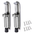 Sumnacon Kickdown Door Stops, Stainless Steel Easy Step Door Stopper, Spring Loaded Telescopic Step On/Off Door Stopper, Adjusta