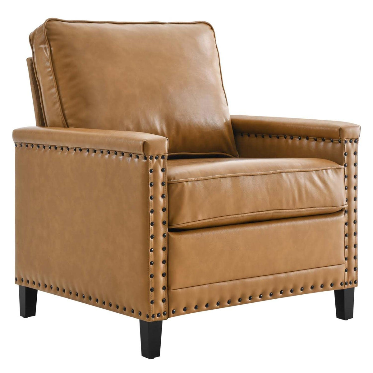 Modway Ashton Sofas, Armchair, Tan