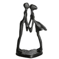 DreamsEden Iron Anniversary Couple Sculpture - Romantic Heart Statue for Home Decor, Gifts for Wife, Wedding Anniversary, Engage