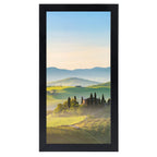 HUKONHEP 5x9 Black Picture Frames, Photos Frame with Plexiglass, Wall Gallery Photo Frames, Horizontal and Vertical for Wall Mou