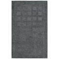 Rizzy Home Alora Decor Emerson 5' X 8' Squares Dk. Grey/Gray/Rust/Blue Hand-Tufted Area Rug