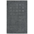 Rizzy Home Alora Decor Emerson 5' X 8' Squares Dk. Grey/Gray/Rust/Blue Hand-Tufted Area Rug