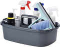 Meneflix MultiPurpose Plastic Cleaning Caddy with Handle, Shower Caddy Organizer/Storage Basket/Totes Portable for Bathroom Sup