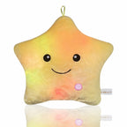 KAHEAUM Twinkle Star Pillow, Decorative Throw Pillows LED Night Light Up Pillow Stuffed Animal Plush Toys Cute Pillows for Kids 