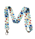 Tropical Fish Lanyard Key Chain Id Badge Holder