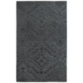 Rizzy Home Alora Decor Emerson 5' X 8' Diamond Dk. Grey/Gray/Rust/Blue Hand-Tufted Area Rug
