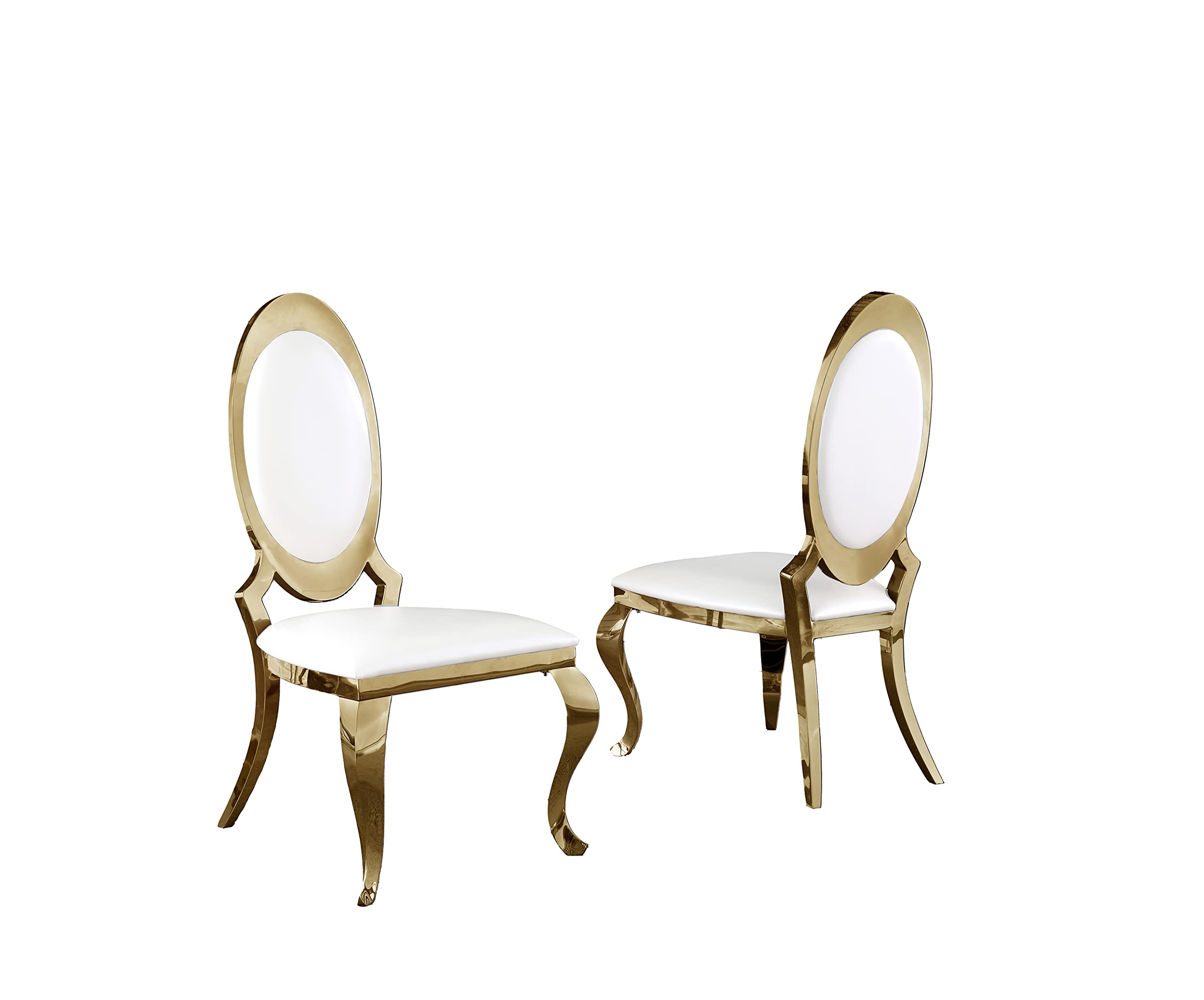 Best Quality Furniture Sc187 Dining Chairs, White