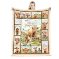 Highland Cow Print Blanket And Throws Cute Farm Animal Cow Gifts Throw Blankets Soft Cozy Plush Warm Bedding Blanket For Girls K