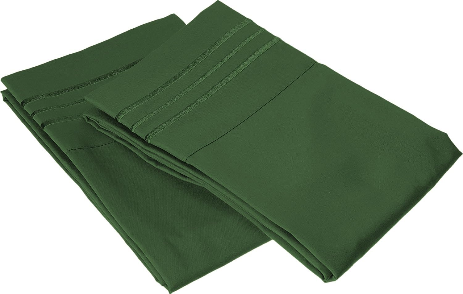 Elegant Comfort Wrinkle & Fade Resistant 1500 Premium Hotel Quality Microfiber Ultra Soft Luxurious 2-Piece Pillowcases, Standar