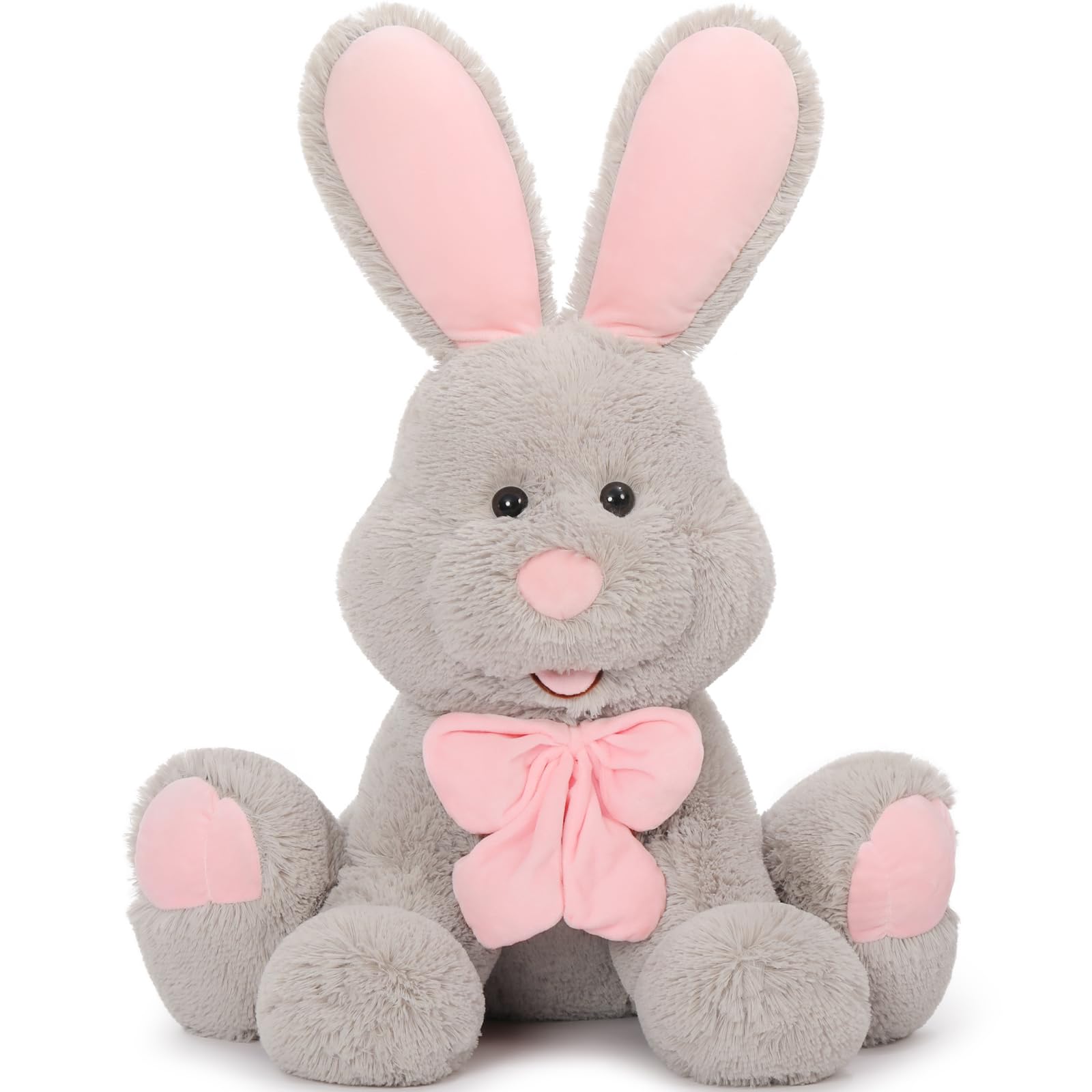 Lanmore Giant Bunny Stuffed Animal Easter Rabbit Toy Plush, Soft Animal Pillow For Boy Girl Girlfriend, For Easter Christmas Val