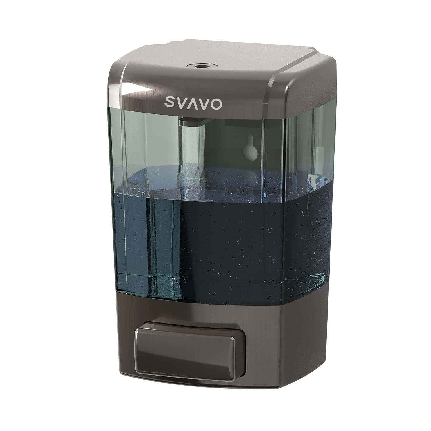 SVAVO Wall Soap Dispenser Bathroom 23.7oz / 700ml, Commercial Soap Dispenser Wall Mounted, Hand Soap Dispenser Wall Mount for Li