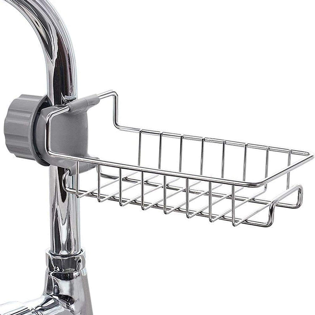 EARTHCONE Kitchen Bathroom Faucet Hanger Clip Lifting Storage Caddy Tray