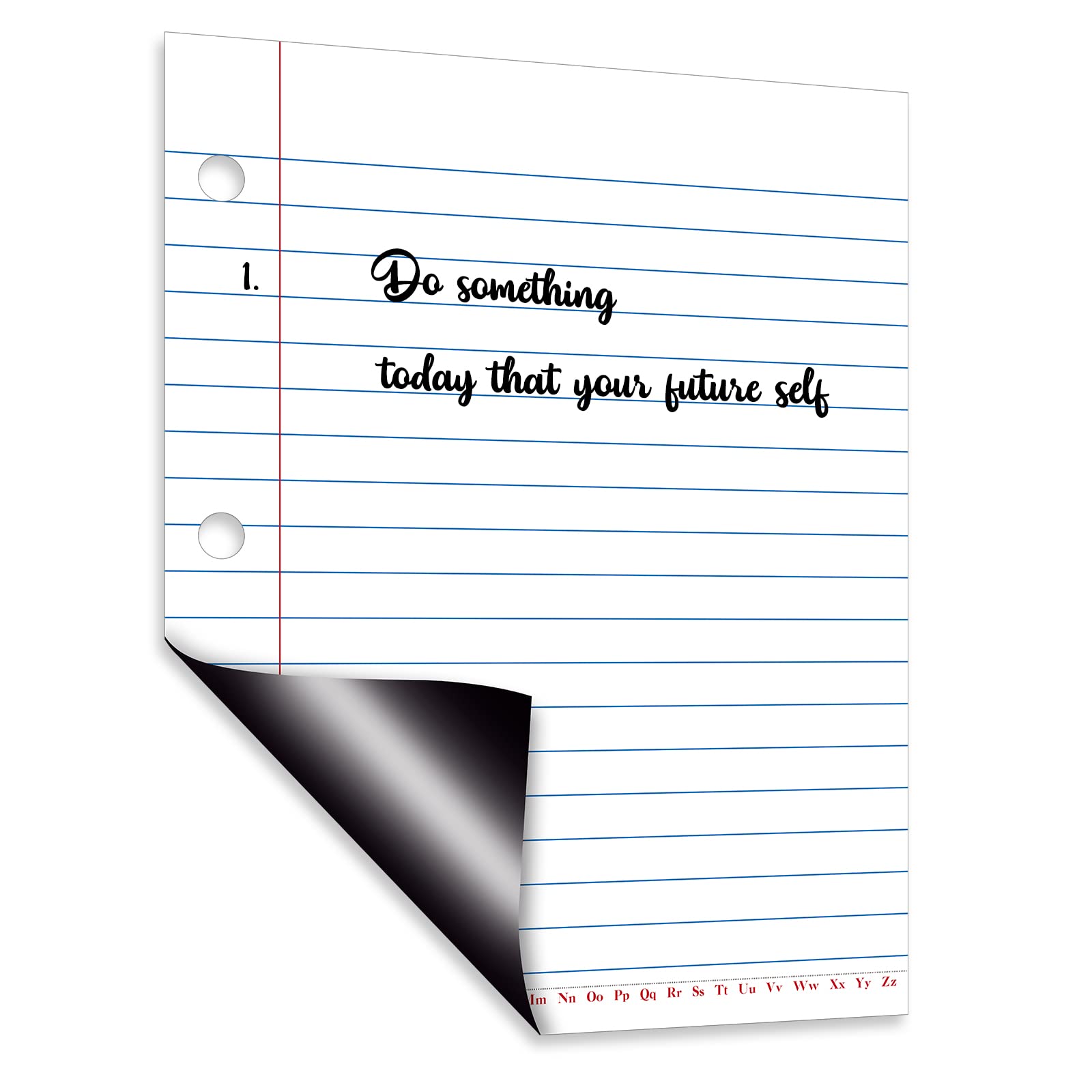 Giant Sized Magnetic Notebook Paper Large Lined Dry Erase Magnetic Paper For Whiteboard Teacher Writing Supplies Classroom White