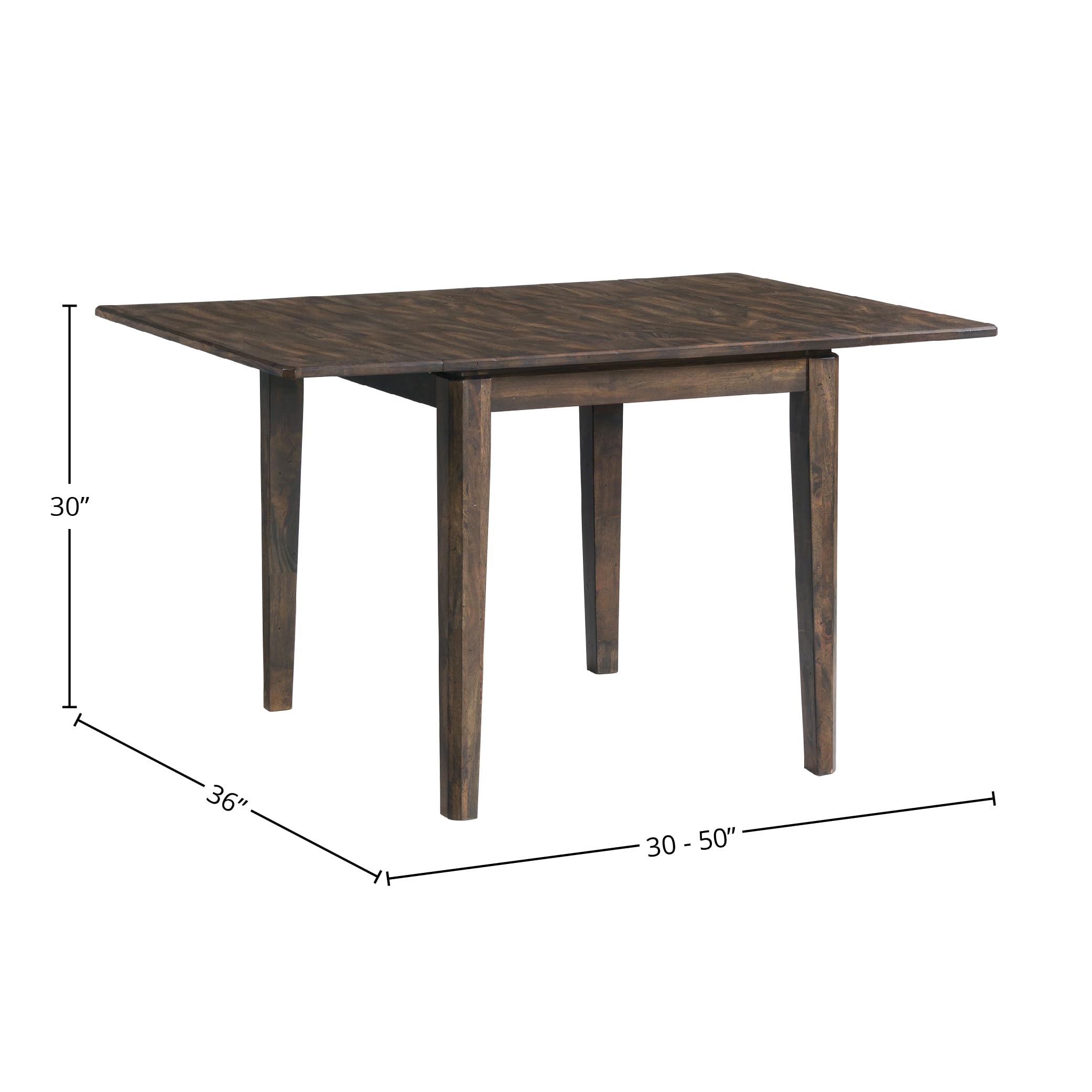 Intercon Kauai 36 x 30-40-50 Drop Leaf Table