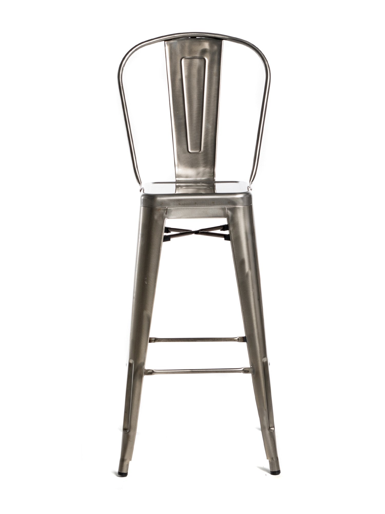 Commercial Seating Products Oscar Bar Stool Chairs, Gun Metal