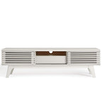 Modway Render Mid-Century Modern Low Profile 59 Inch Tv Stand In White